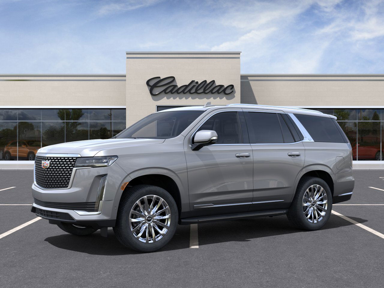New 2024 Argent Silver Metallic Cadillac Premium Luxury image 2