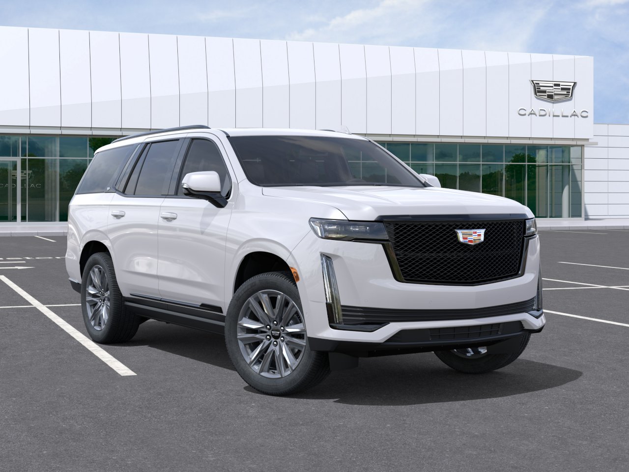 New 2023 Crystal White Tricoat Cadillac Sport image 7
