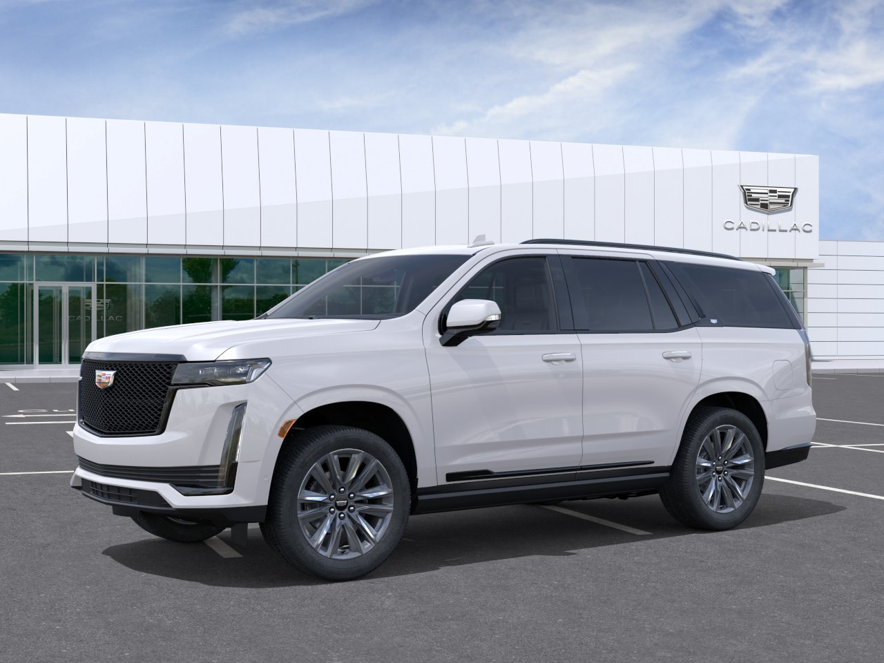 New 2023 Crystal White Tricoat Cadillac Sport image 2