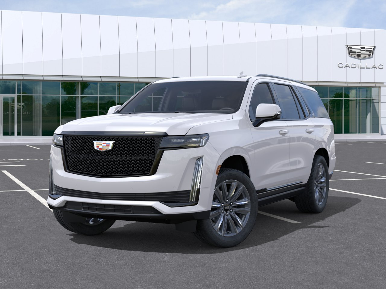 New 2023 Crystal White Tricoat Cadillac Sport image 6