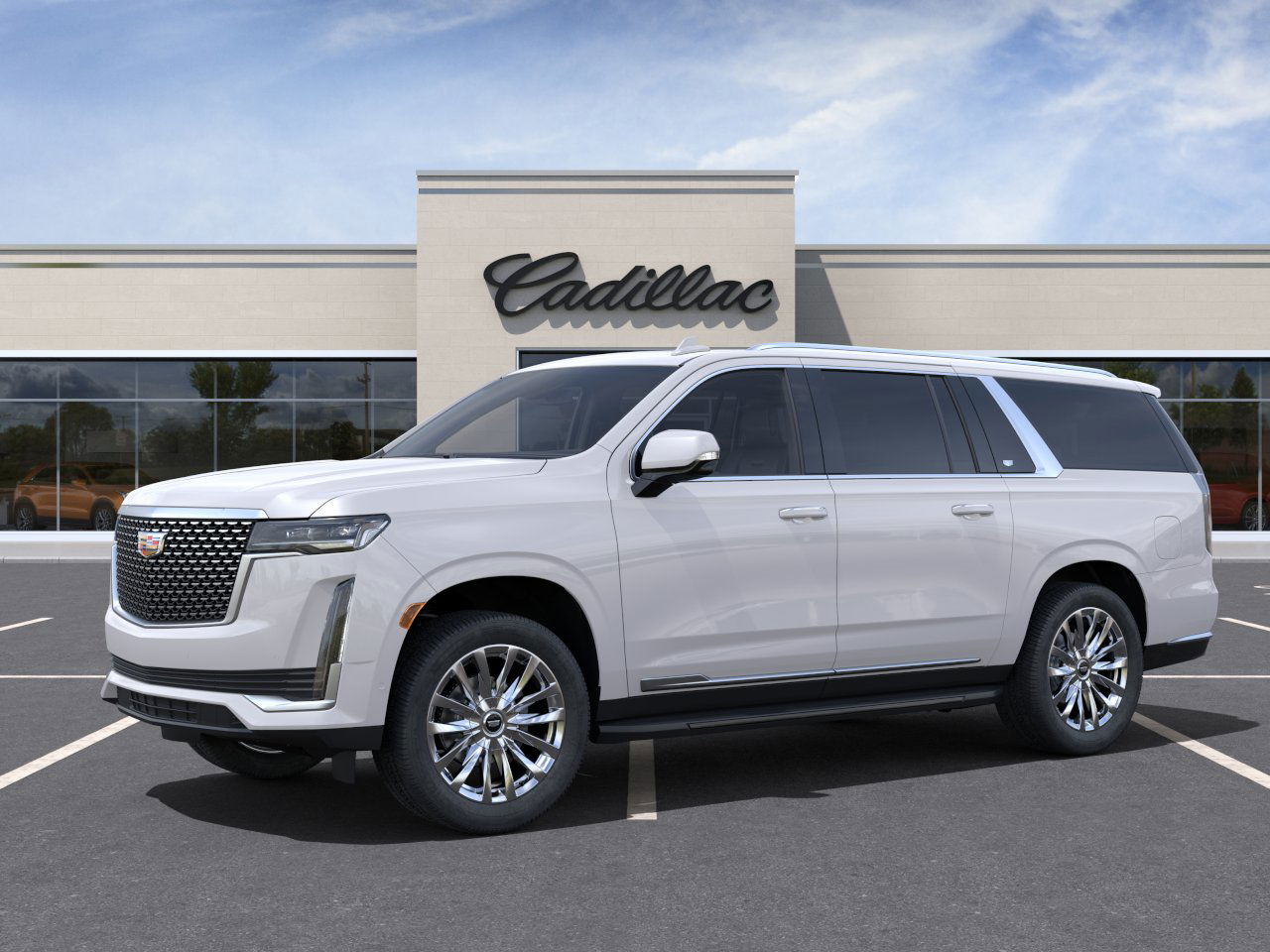 New 2024 Crystal White Tricoat Cadillac Premium Luxury image 2