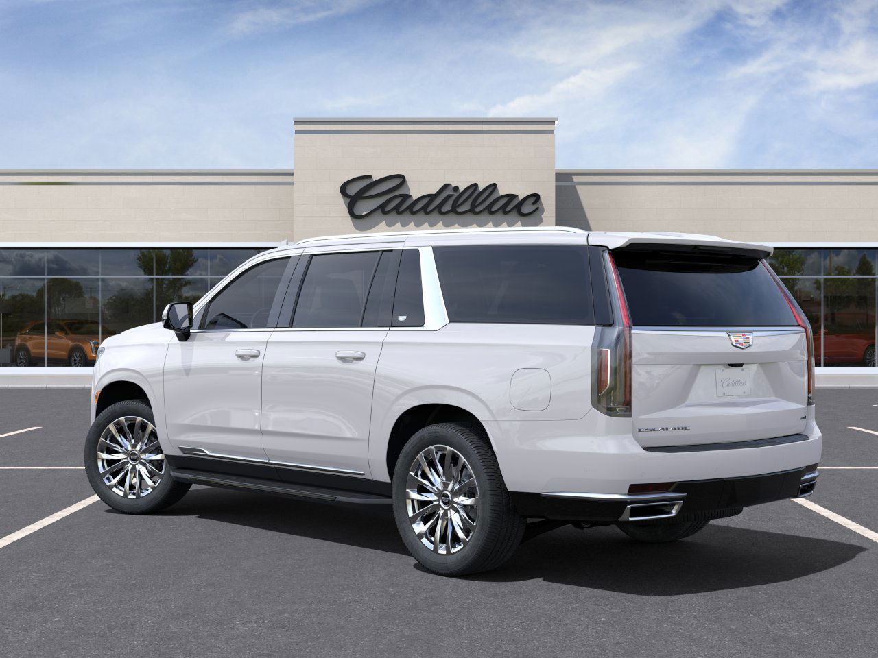New 2024 Crystal White Tricoat Cadillac Premium Luxury image 3
