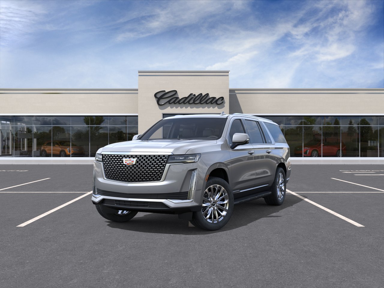 New 2024 Argent Silver Metallic Cadillac Premium Luxury image 8