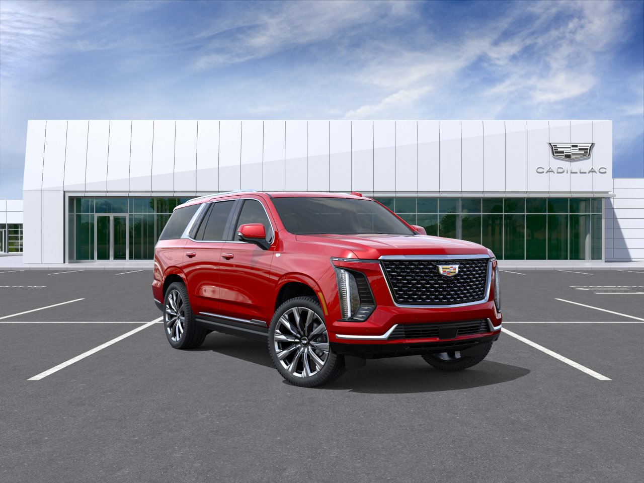 Radiant Red Tintcoat 2027 Cadillac Escalade SUV / Crossover Four-Wheel Drive 