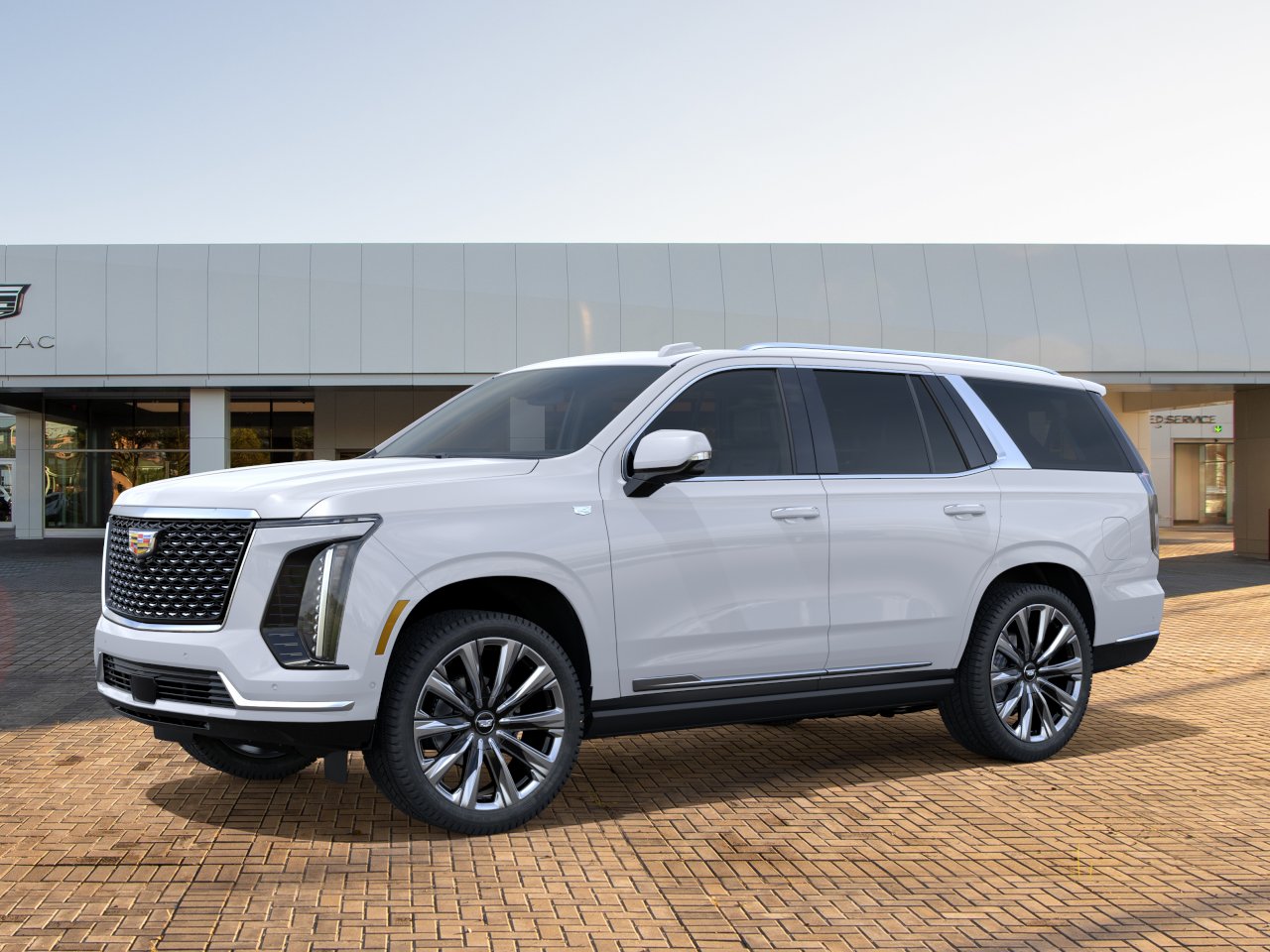 New 2026 Vibrant White Tricoat Cadillac Luxury image 2
