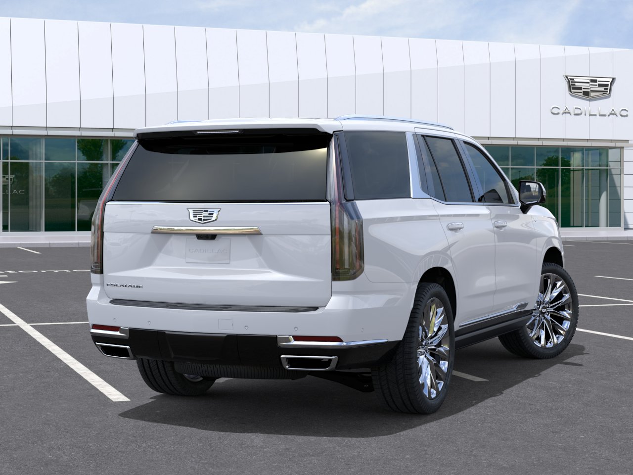 New 2027 Vibrant White Tricoat Cadillac Platinum Luxury image 4
