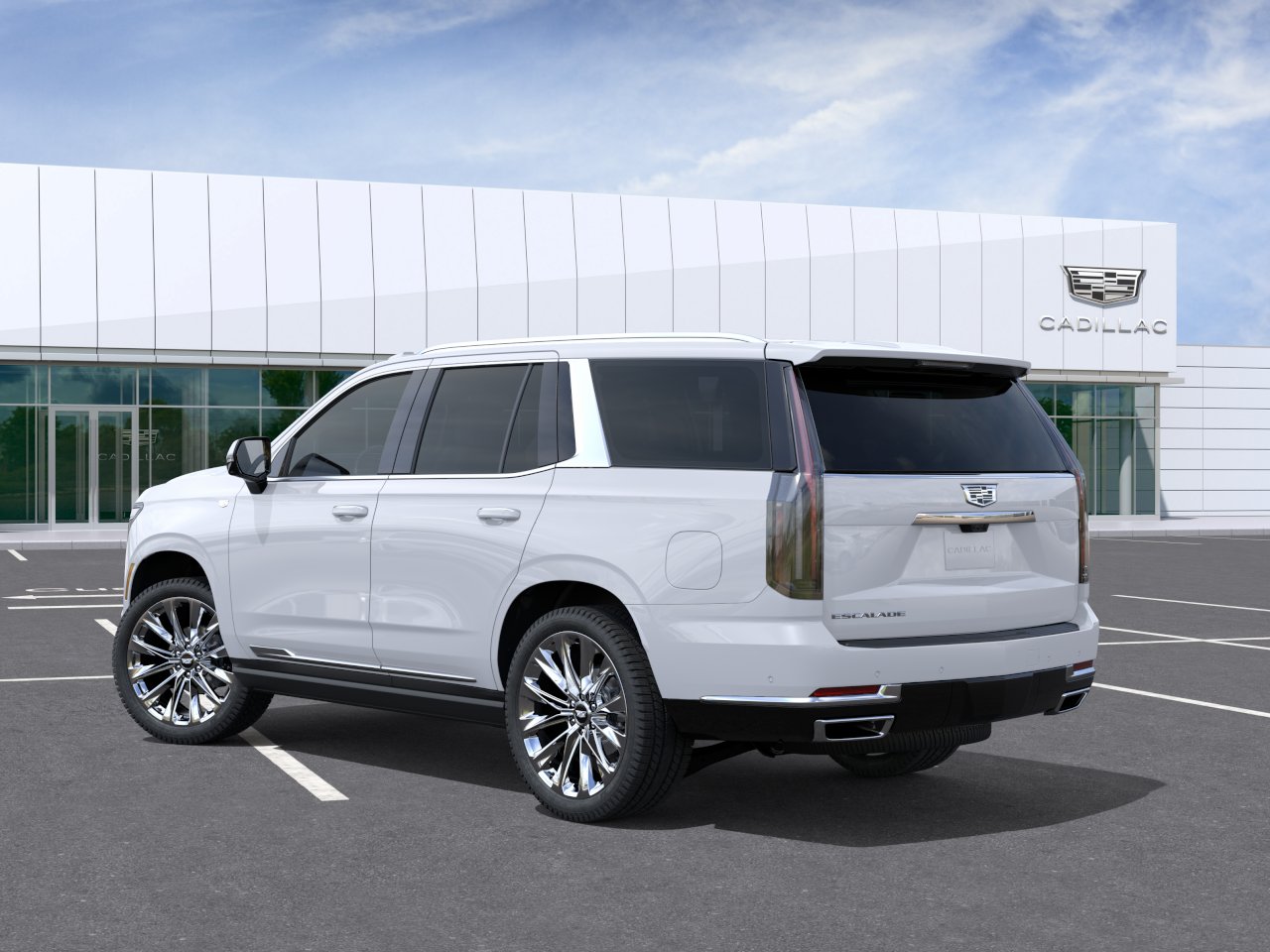 New 2027 Vibrant White Tricoat Cadillac Platinum Luxury image 3