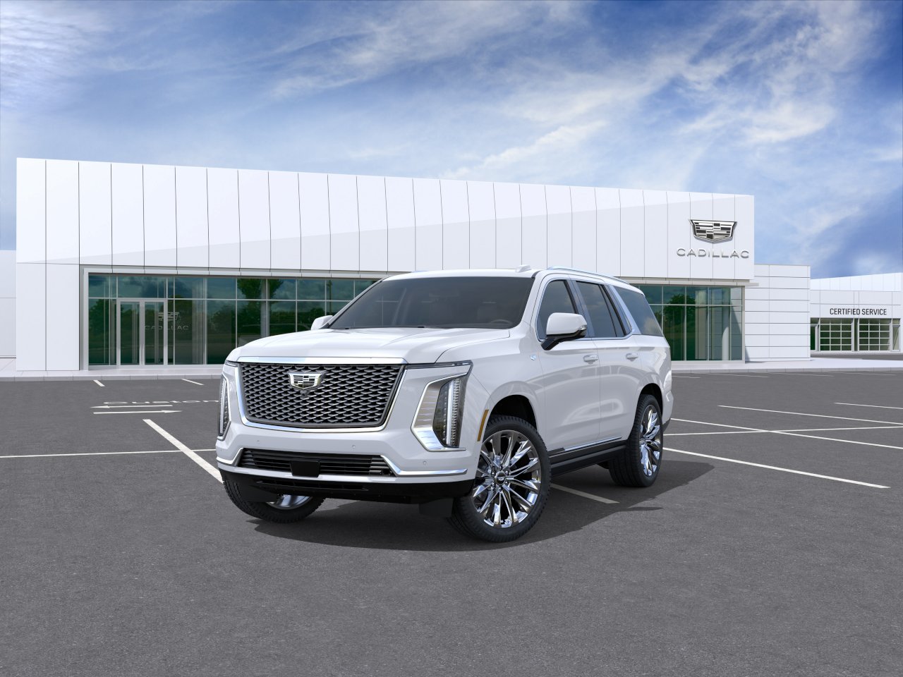 New 2027 Vibrant White Tricoat Cadillac Platinum Luxury image 8