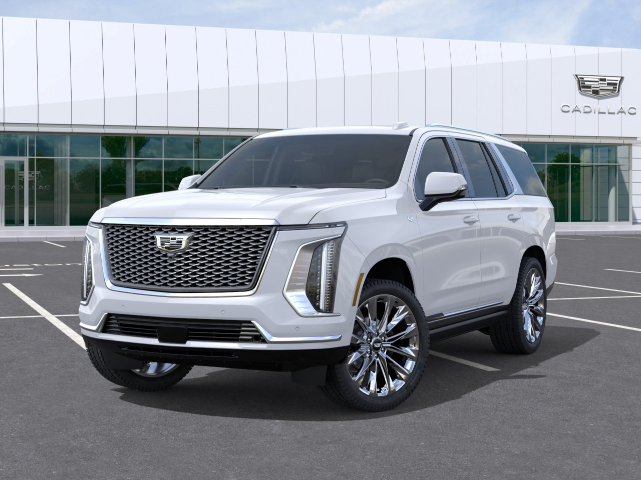 New 2027 Vibrant White Tricoat Cadillac Platinum Luxury image 6