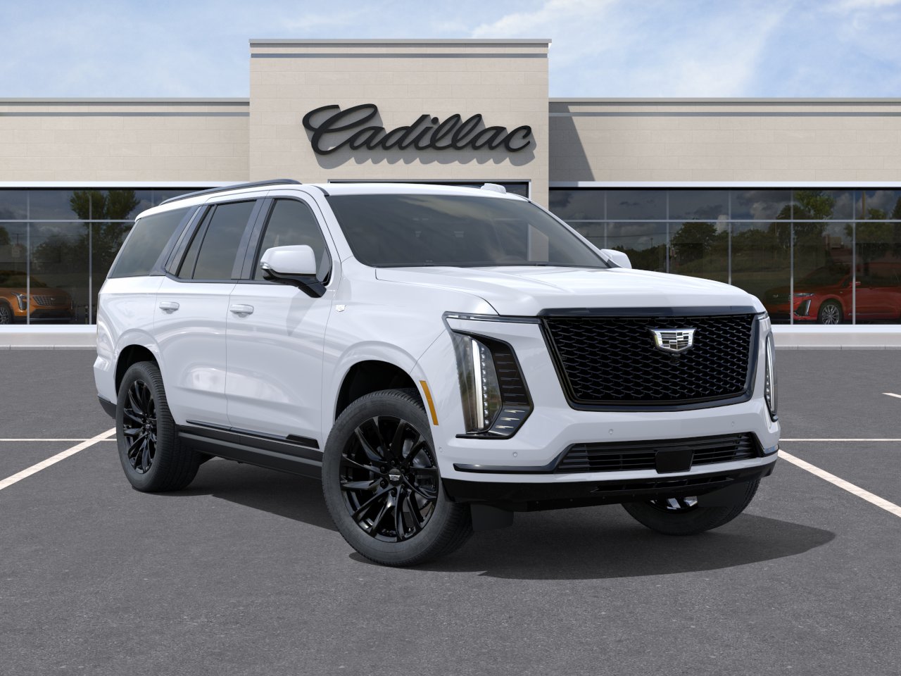 New 2026 Vibrant White Tricoat Cadillac Sport image 7