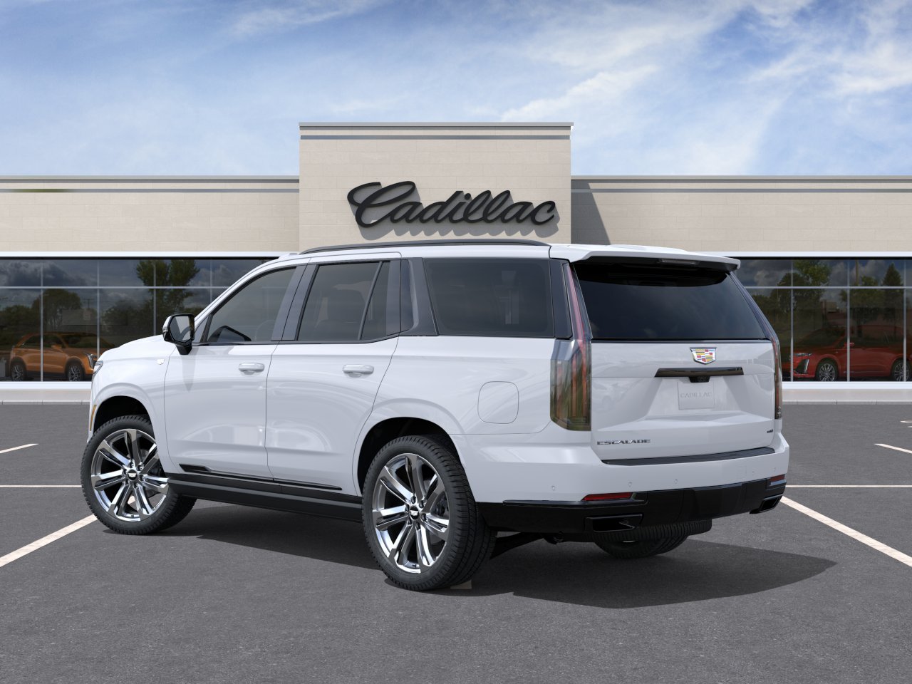 New 2026 Vibrant White Tricoat Cadillac Sport image 3