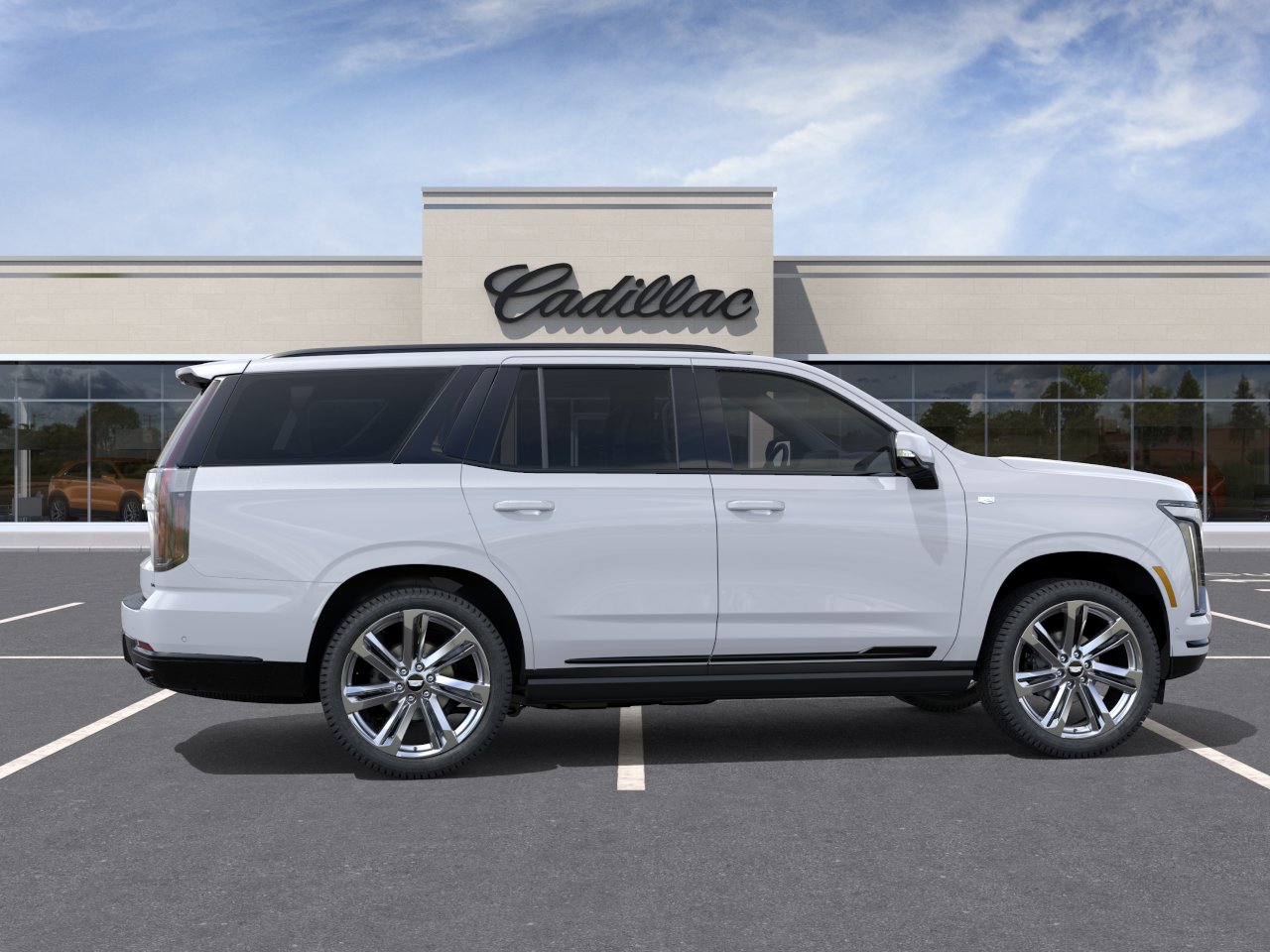 New 2026 Vibrant White Tricoat Cadillac Sport image 5