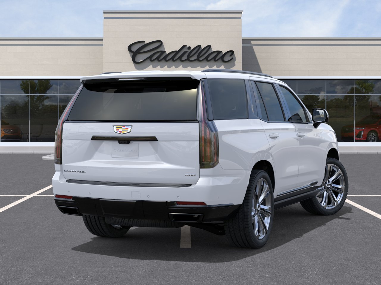 New 2026 Vibrant White Tricoat Cadillac Sport image 4
