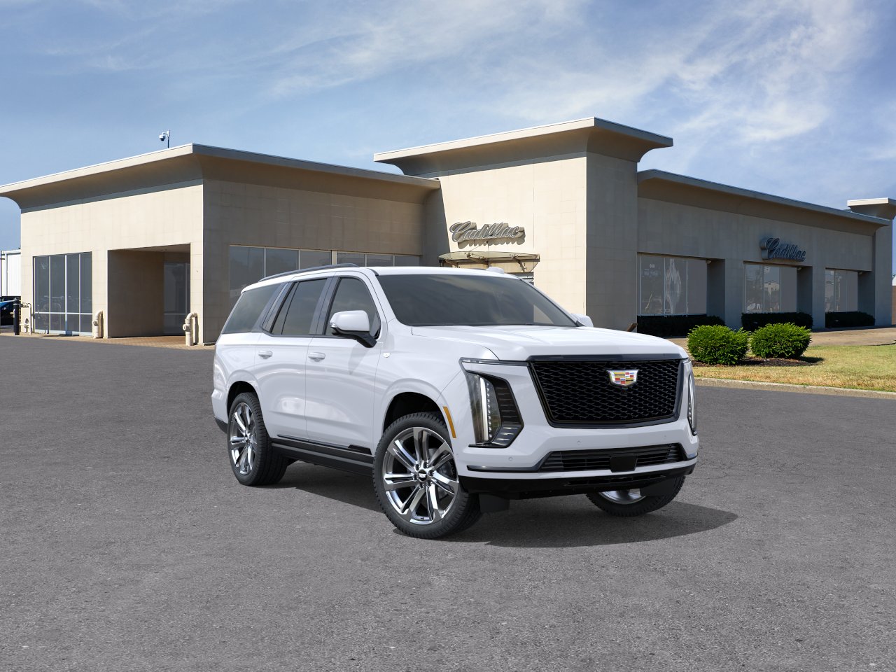 New 2026 Vibrant White Tricoat Cadillac Sport image 25