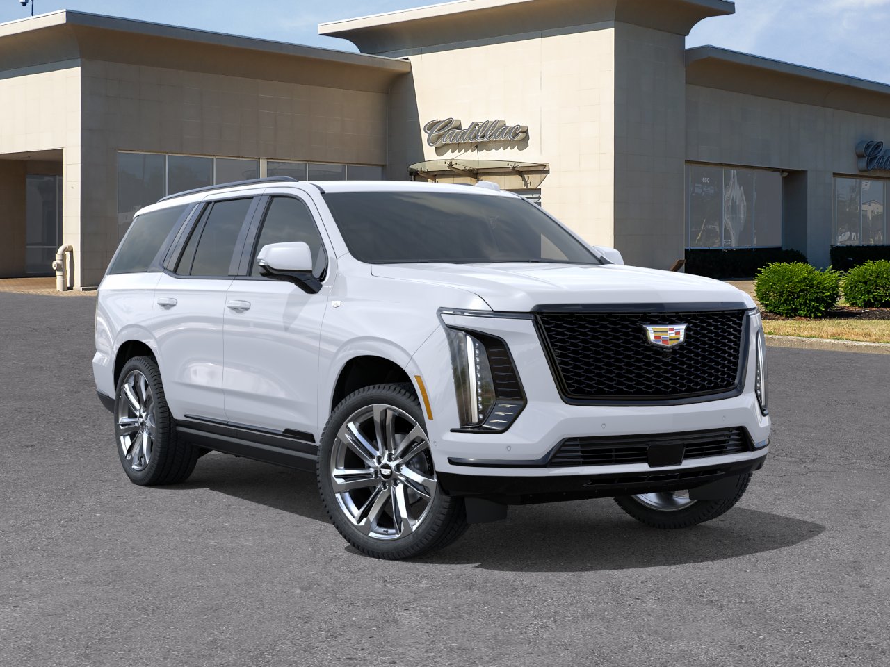 New 2026 Vibrant White Tricoat Cadillac Sport image 31
