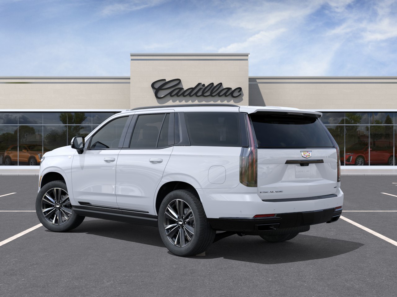New 2026 Vibrant White Tricoat Cadillac Sport image 3