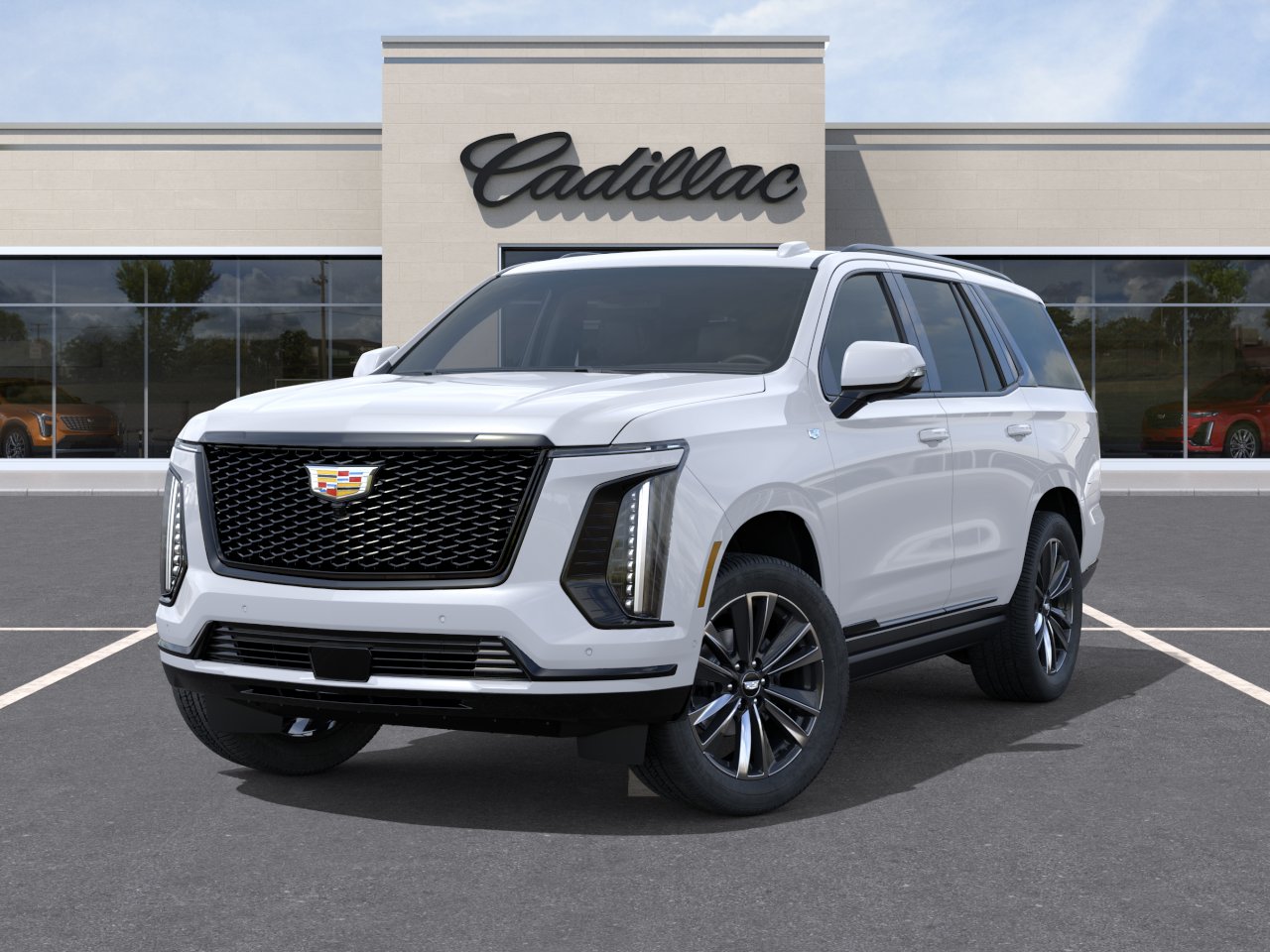New 2026 Vibrant White Tricoat Cadillac Sport image 6