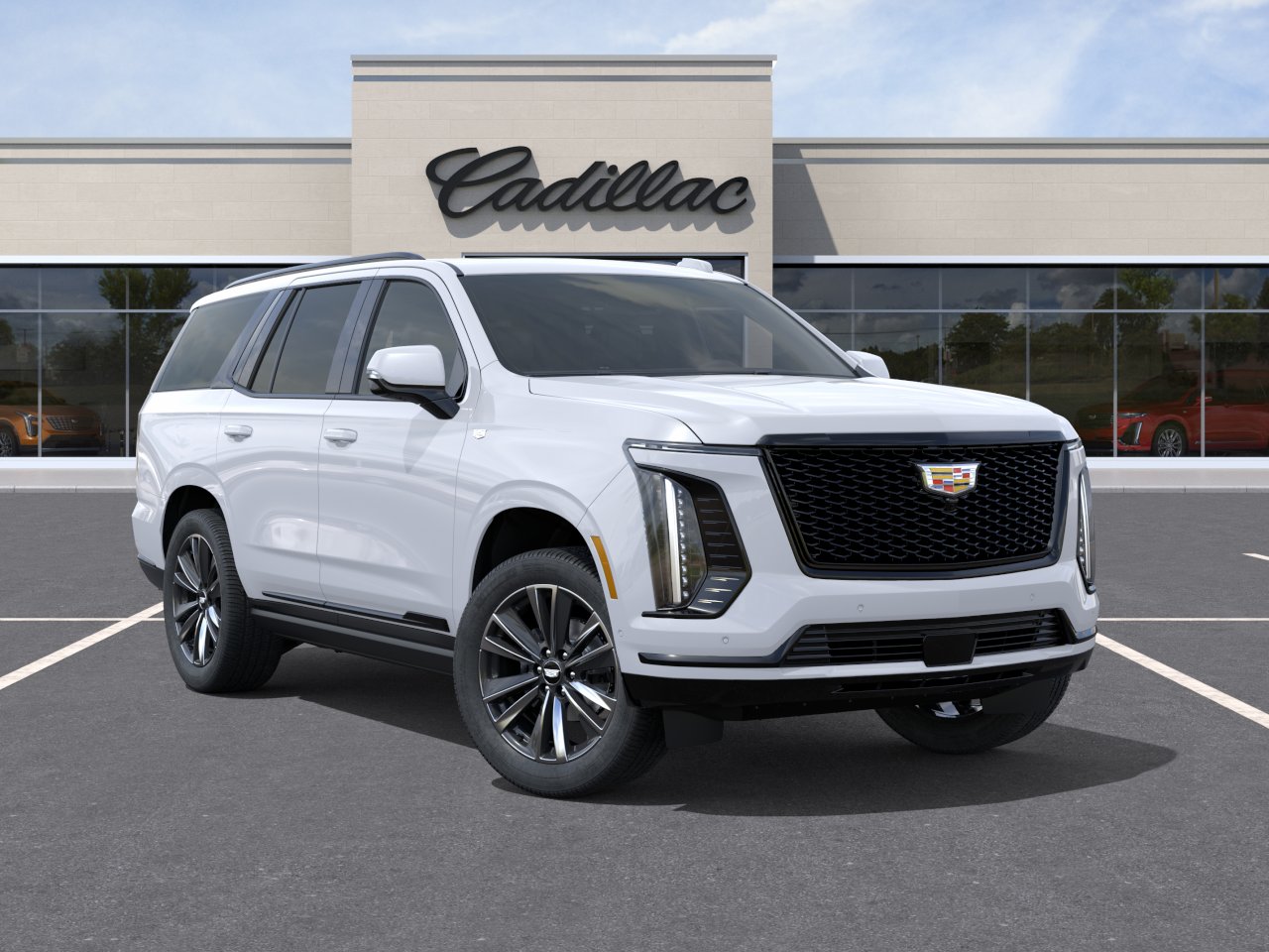 New 2026 Vibrant White Tricoat Cadillac Sport image 7