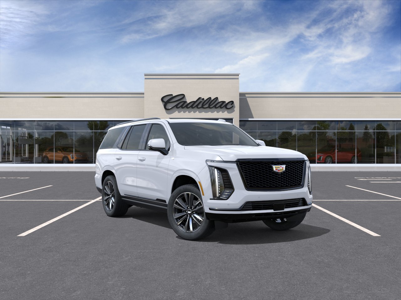New 2026 Vibrant White Tricoat Cadillac Sport image 6