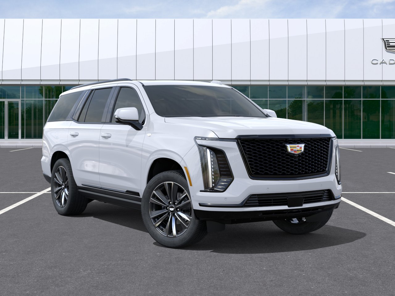 New 2026 Vibrant White Tricoat Cadillac Sport image 52