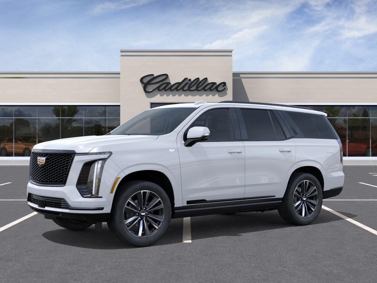 New 2027 Vibrant White Tricoat Cadillac 4WD Sport image 2