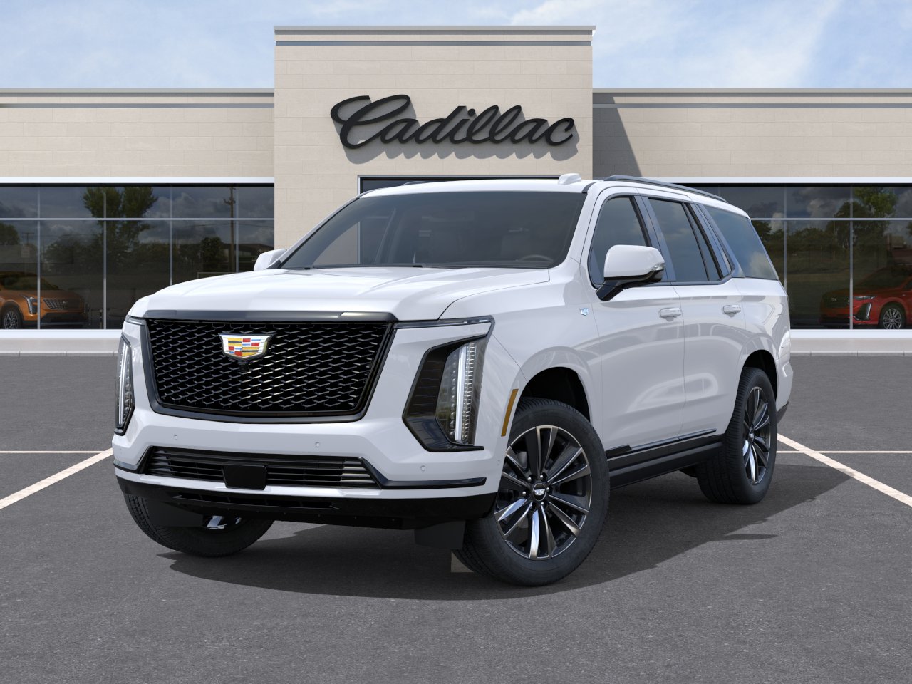 New 2027 Vibrant White Tricoat Cadillac 4WD Sport image 6
