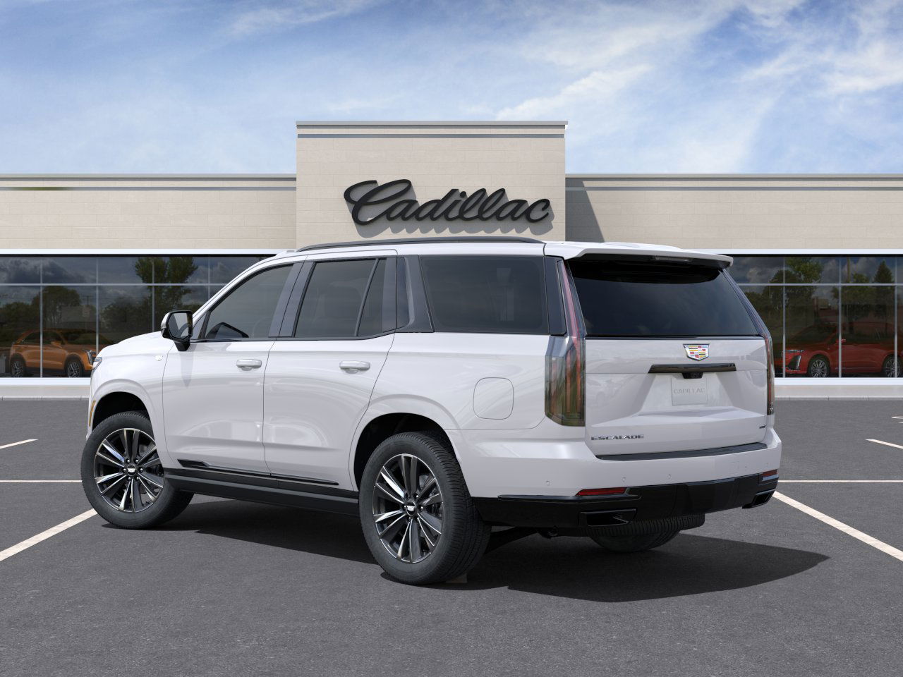 New 2025 Crystal White Tricoat Cadillac Sport image 3