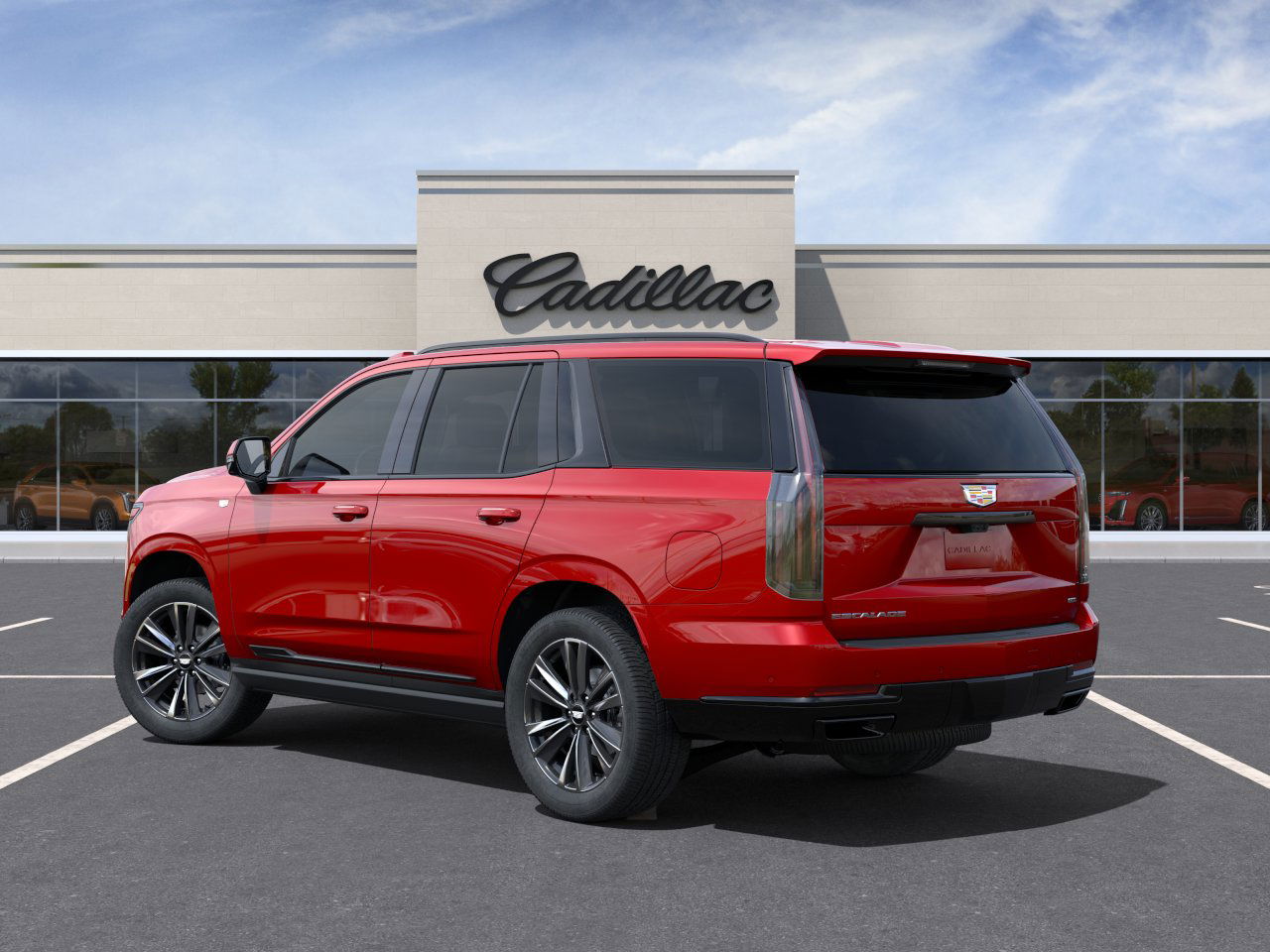 New 2025 Radiant Red Tintcoat Cadillac Sport image 3