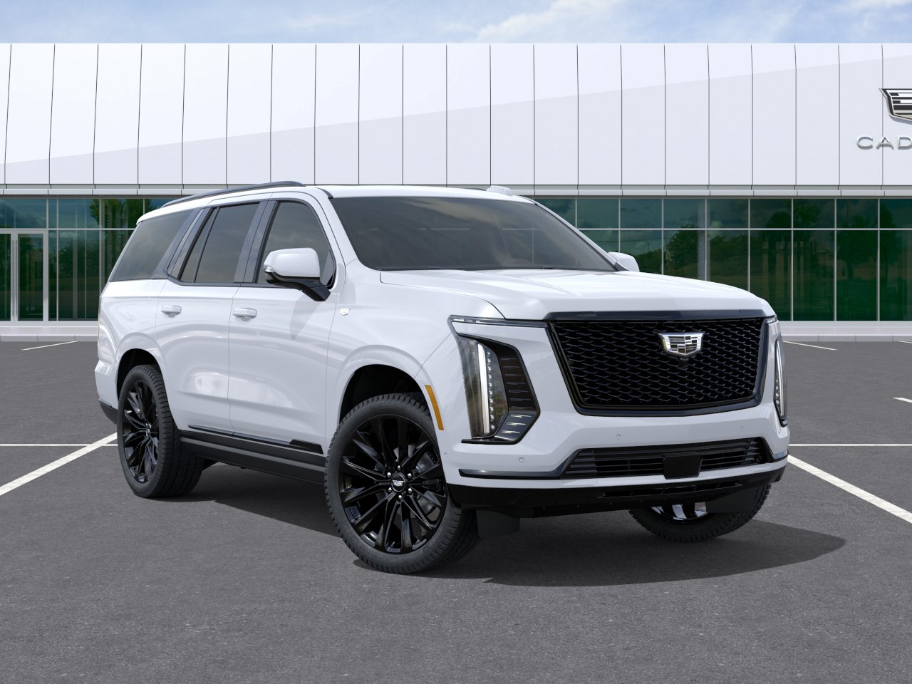 New 2026 Vibrant White Tricoat Cadillac Platinum Sport image 31