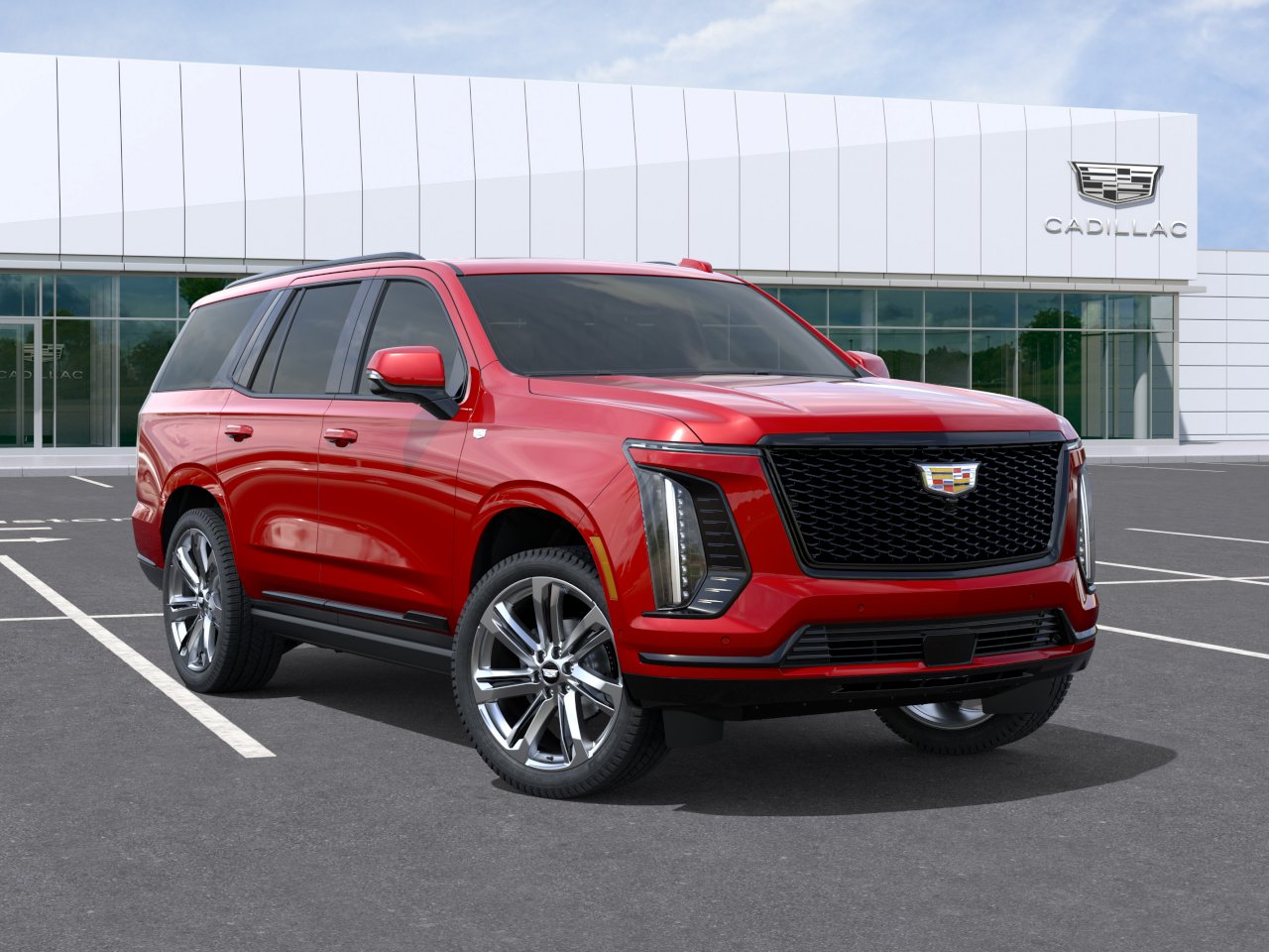 New 2026 Radiant Red Tintcoat Cadillac Platinum Sport image 55