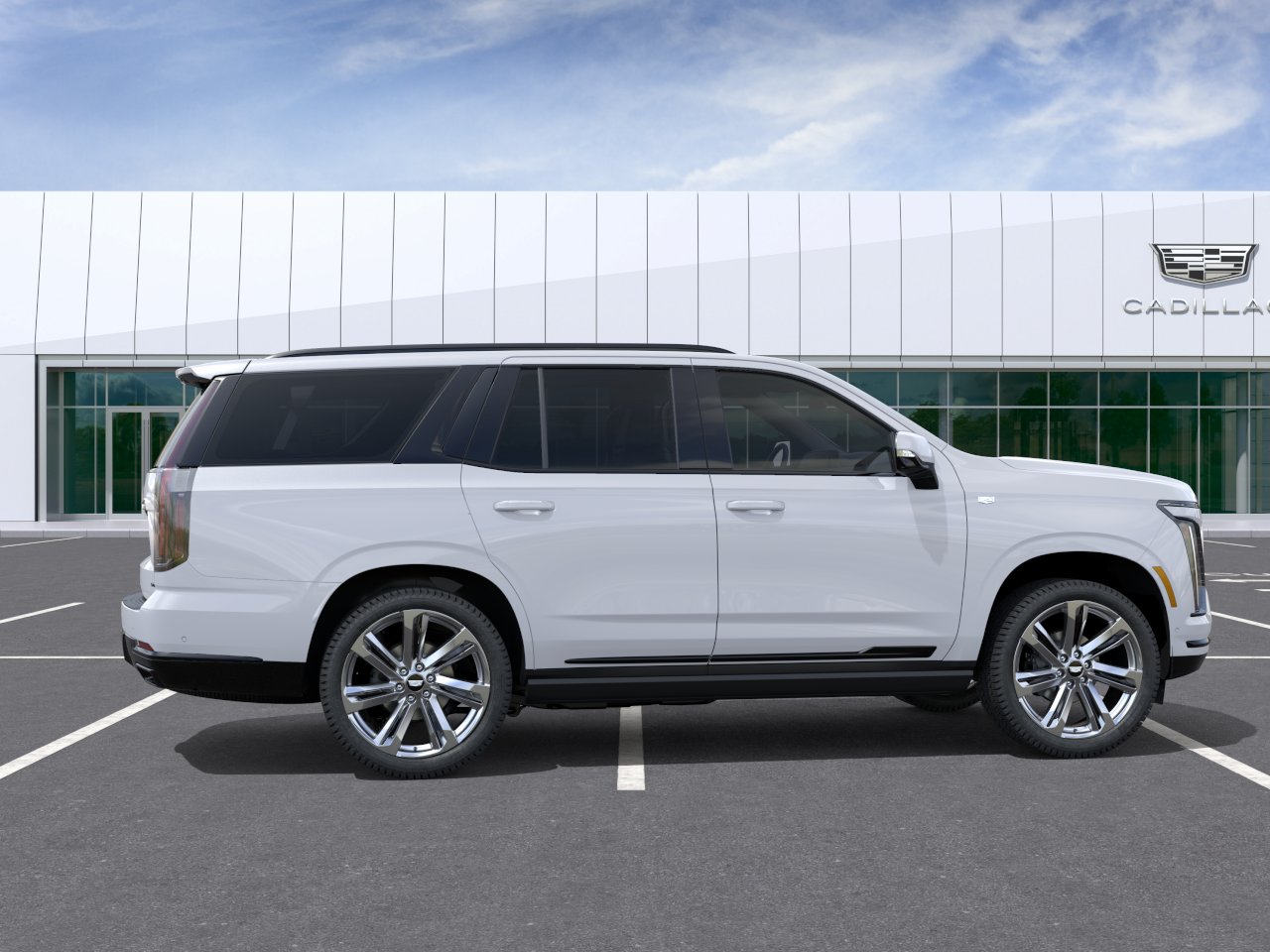 New 2026 Vibrant White Tricoat Cadillac Platinum Sport image 5