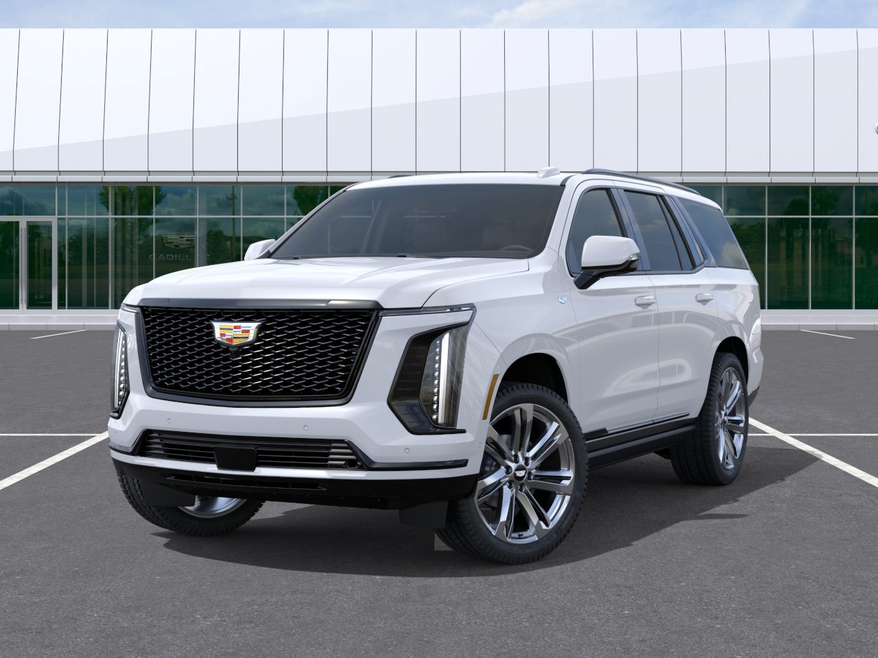 New 2026 Vibrant White Tricoat Cadillac Platinum Sport image 6