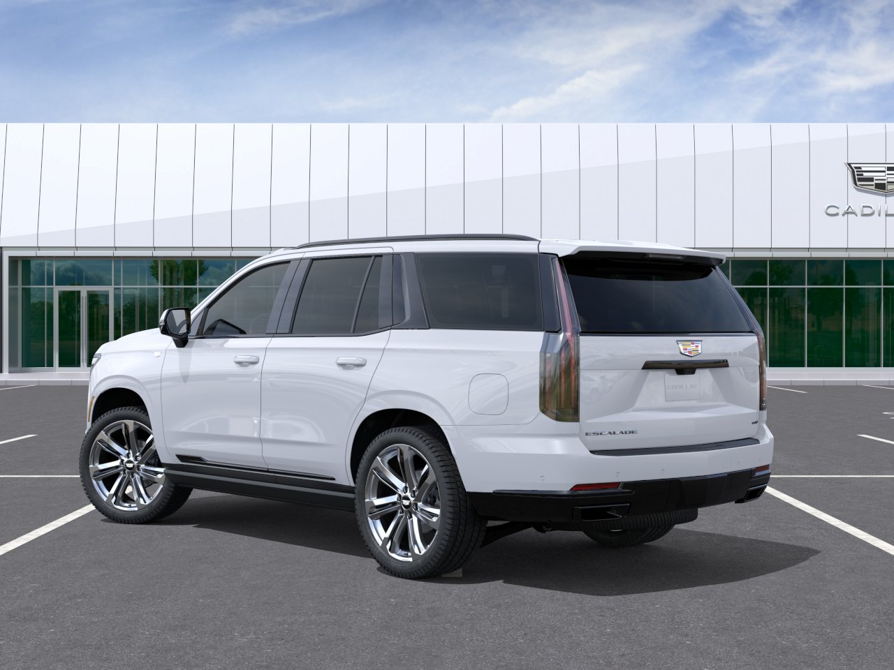 New 2026 Vibrant White Tricoat Cadillac Platinum Sport image 3