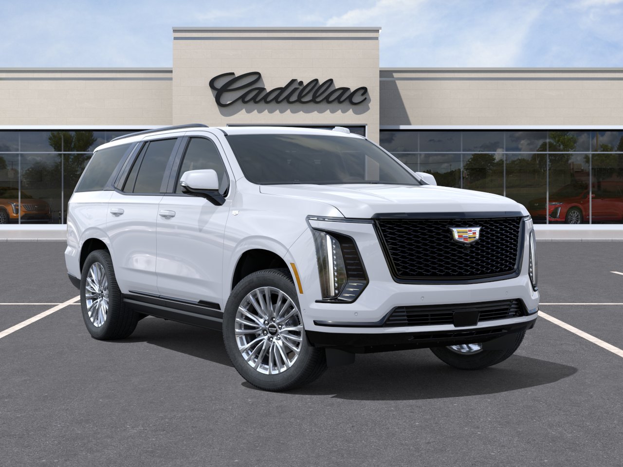 New 2026 Vibrant White Tricoat Cadillac Platinum Sport image 12