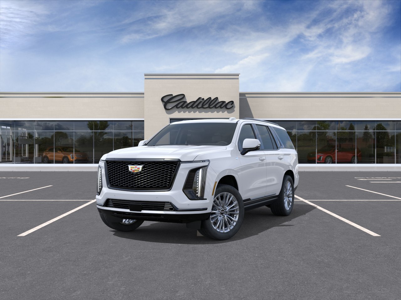 New 2026 Vibrant White Tricoat Cadillac Platinum Sport image 13
