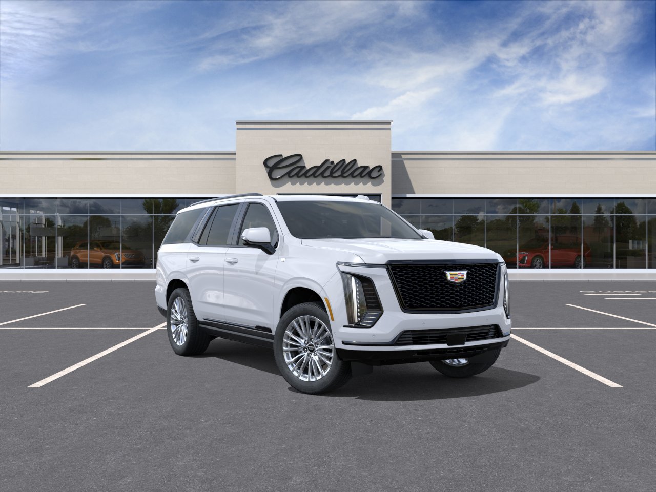 New 2026 Vibrant White Tricoat Cadillac Platinum Sport image 6