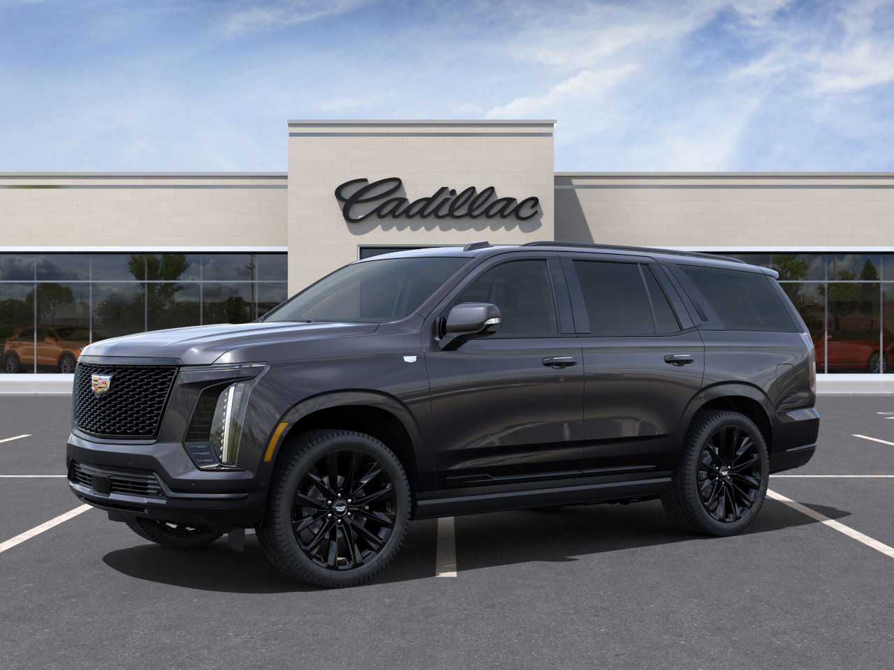 New 2025 Galactic Gray Metallic Cadillac Sport Platinum image 2