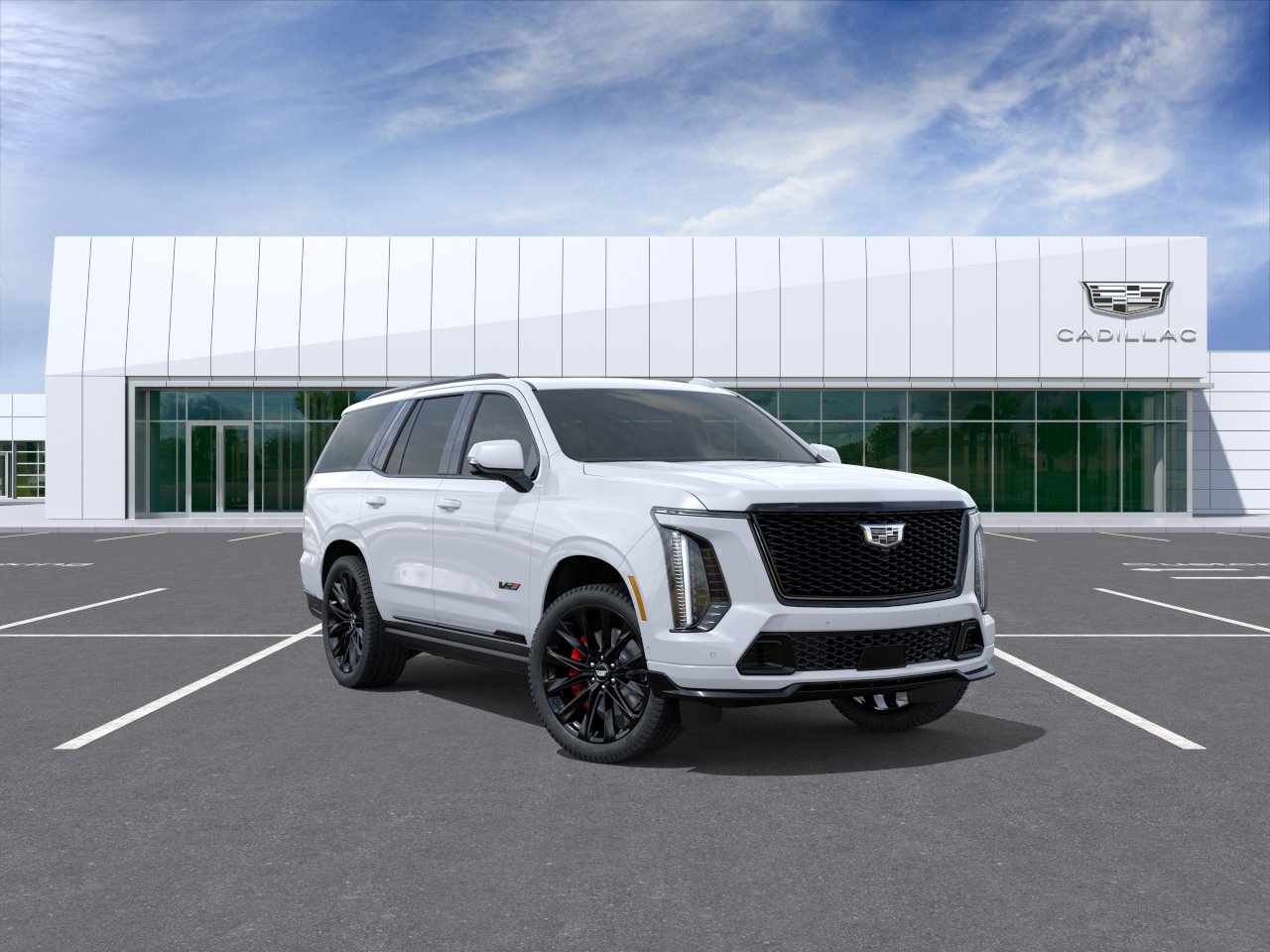 Vibrant White Tricoat 2027 Cadillac Escalade-V SUV / Crossover All-Wheel Drive