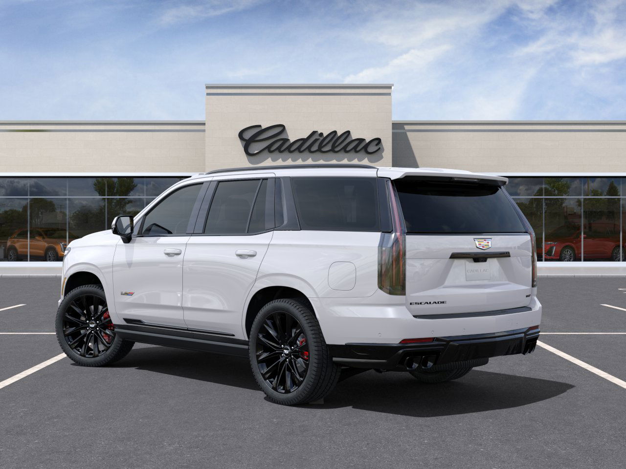 New 2025 Crystal White Tricoat Cadillac V-Series image 3