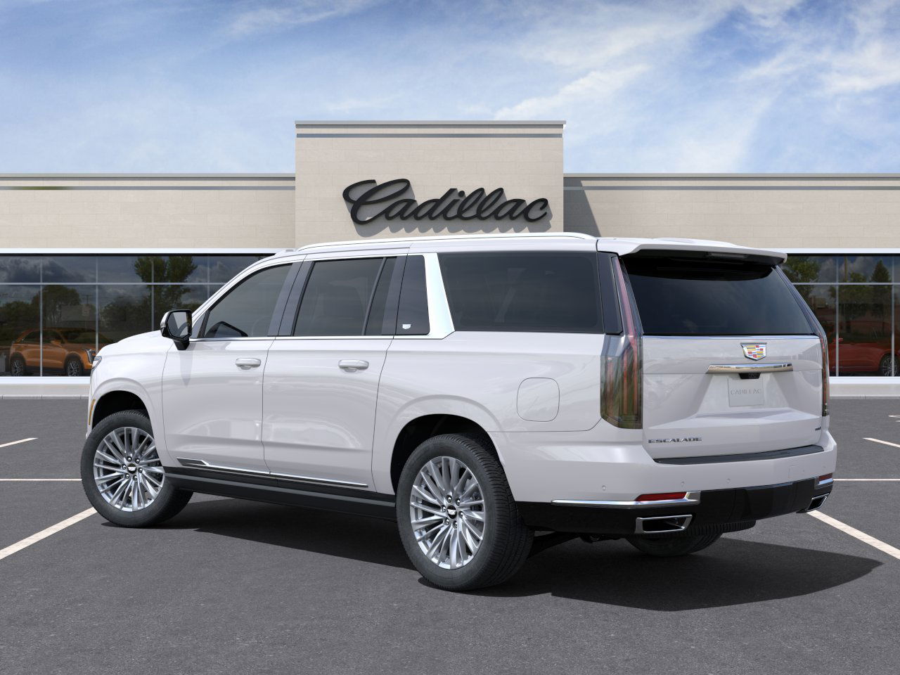 New 2025 Crystal White Tricoat Cadillac Premium Luxury image 3