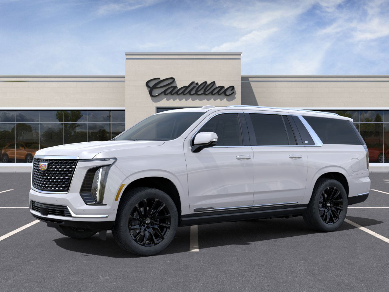 New 2025 Crystal White Tricoat Cadillac Premium Luxury image 2