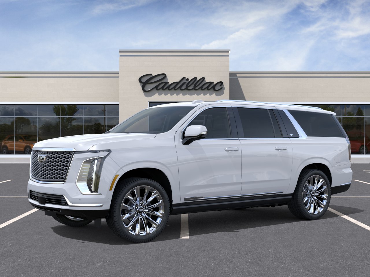 New 2026 Vibrant White Tricoat Cadillac Platinum Luxury image 3
