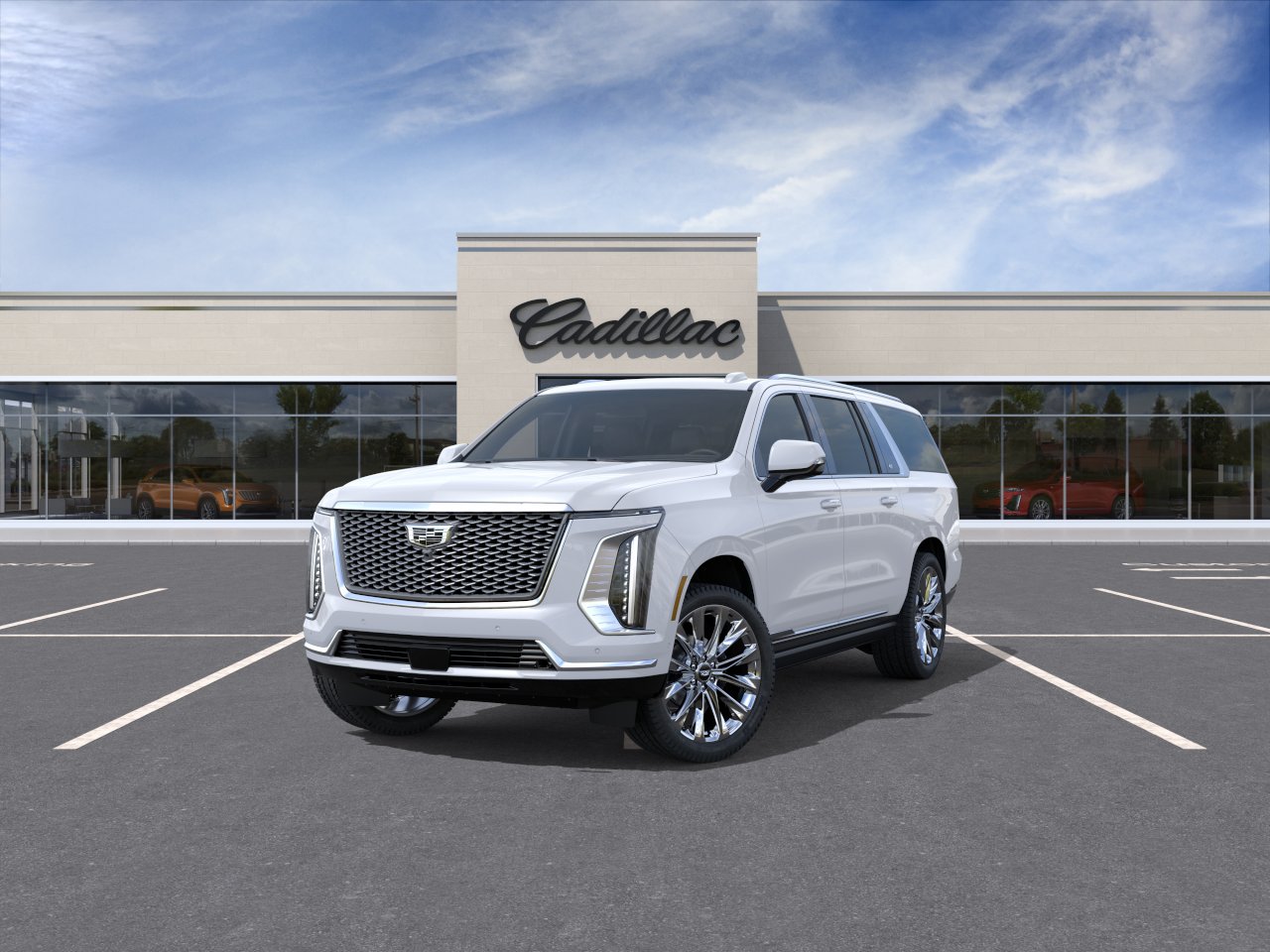 New 2026 Vibrant White Tricoat Cadillac Platinum Luxury image 9