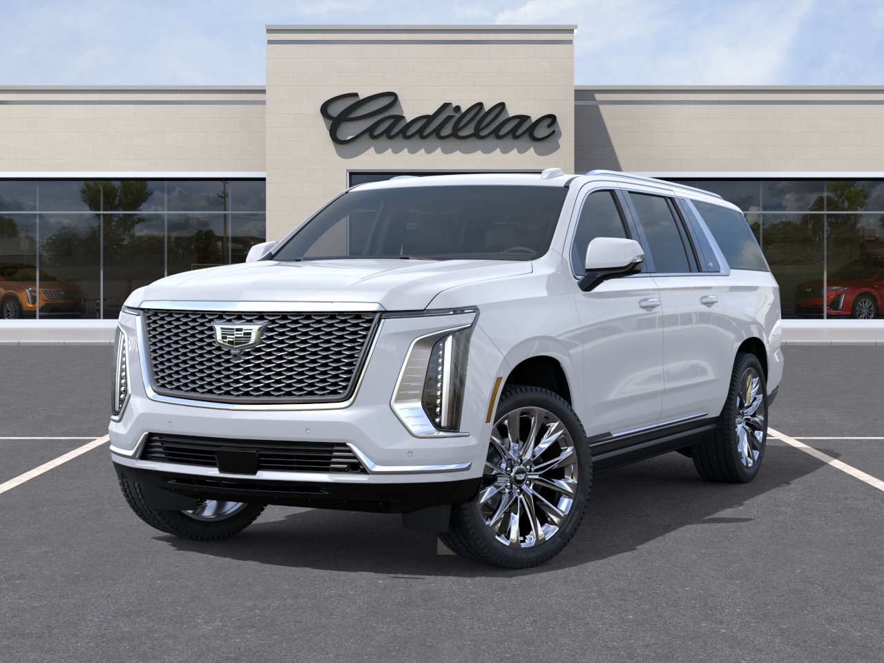 New 2026 Vibrant White Tricoat Cadillac Platinum Luxury image 7