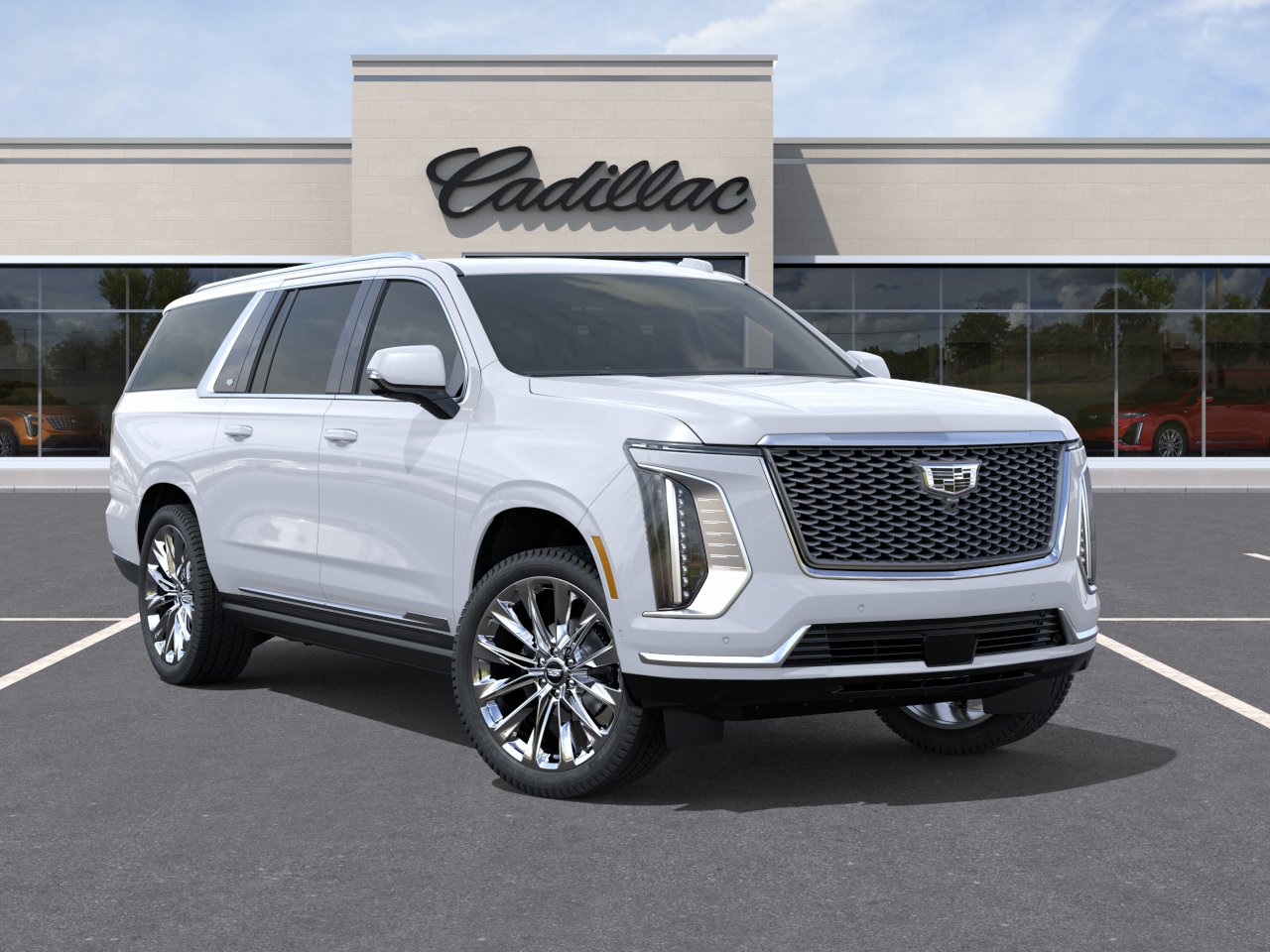 New 2026 Vibrant White Tricoat Cadillac Platinum Luxury image 8