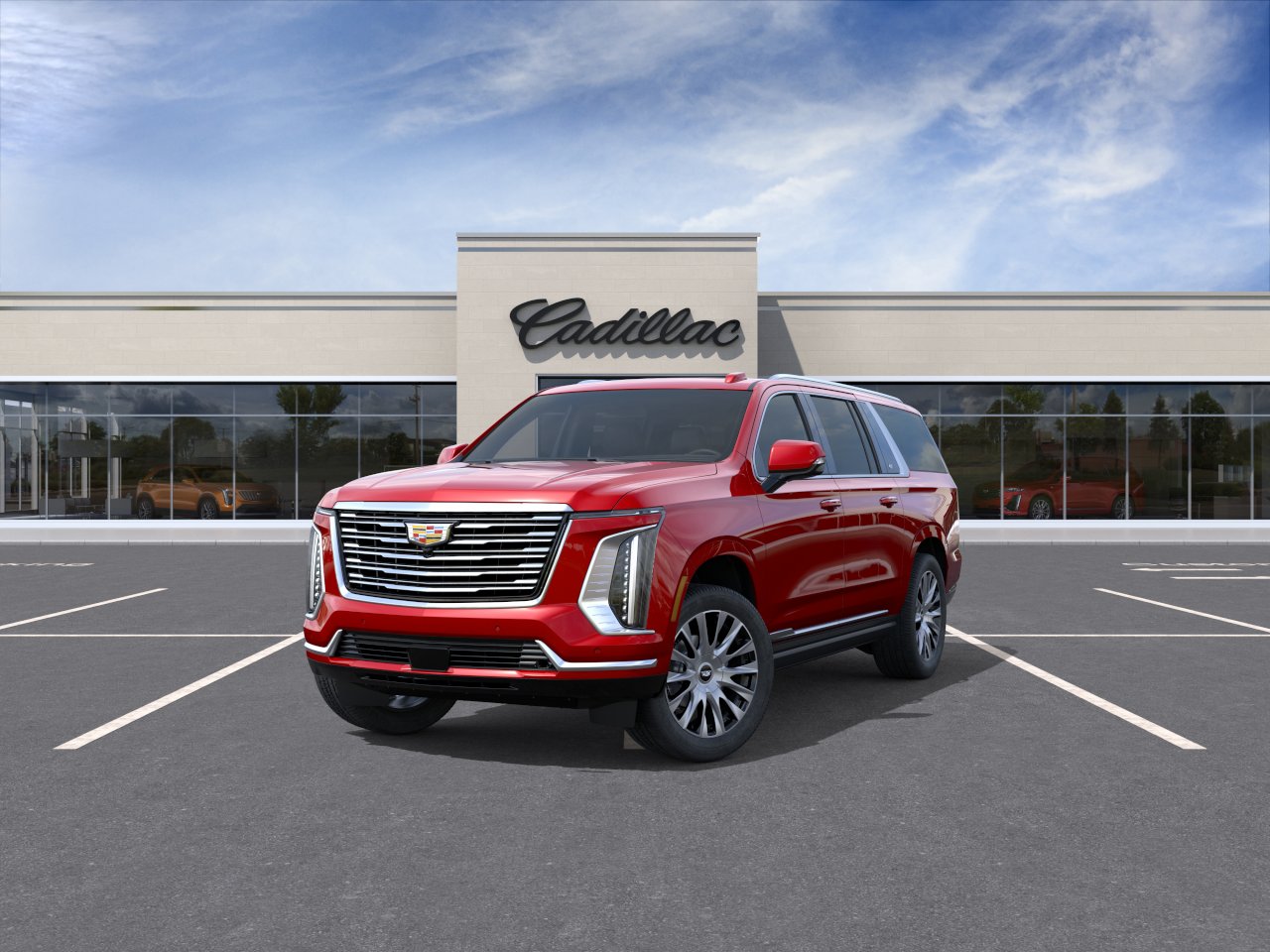 New 2026 Radiant Red Tintcoat Cadillac Platinum Luxury image 8