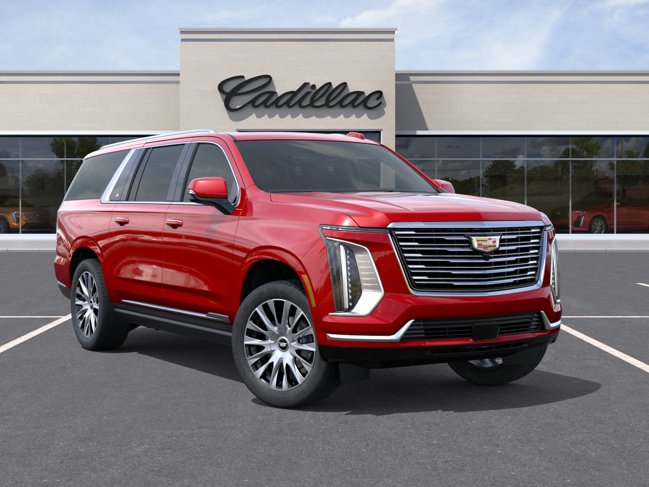 New 2026 Radiant Red Tintcoat Cadillac Platinum Luxury image 7