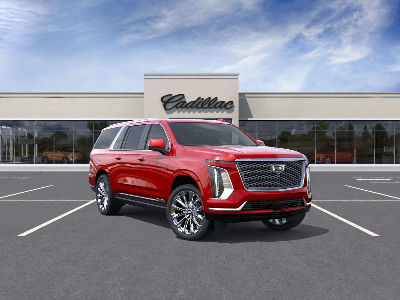 New 2026 Radiant Red Tintcoat Cadillac Platinum Luxury image 25