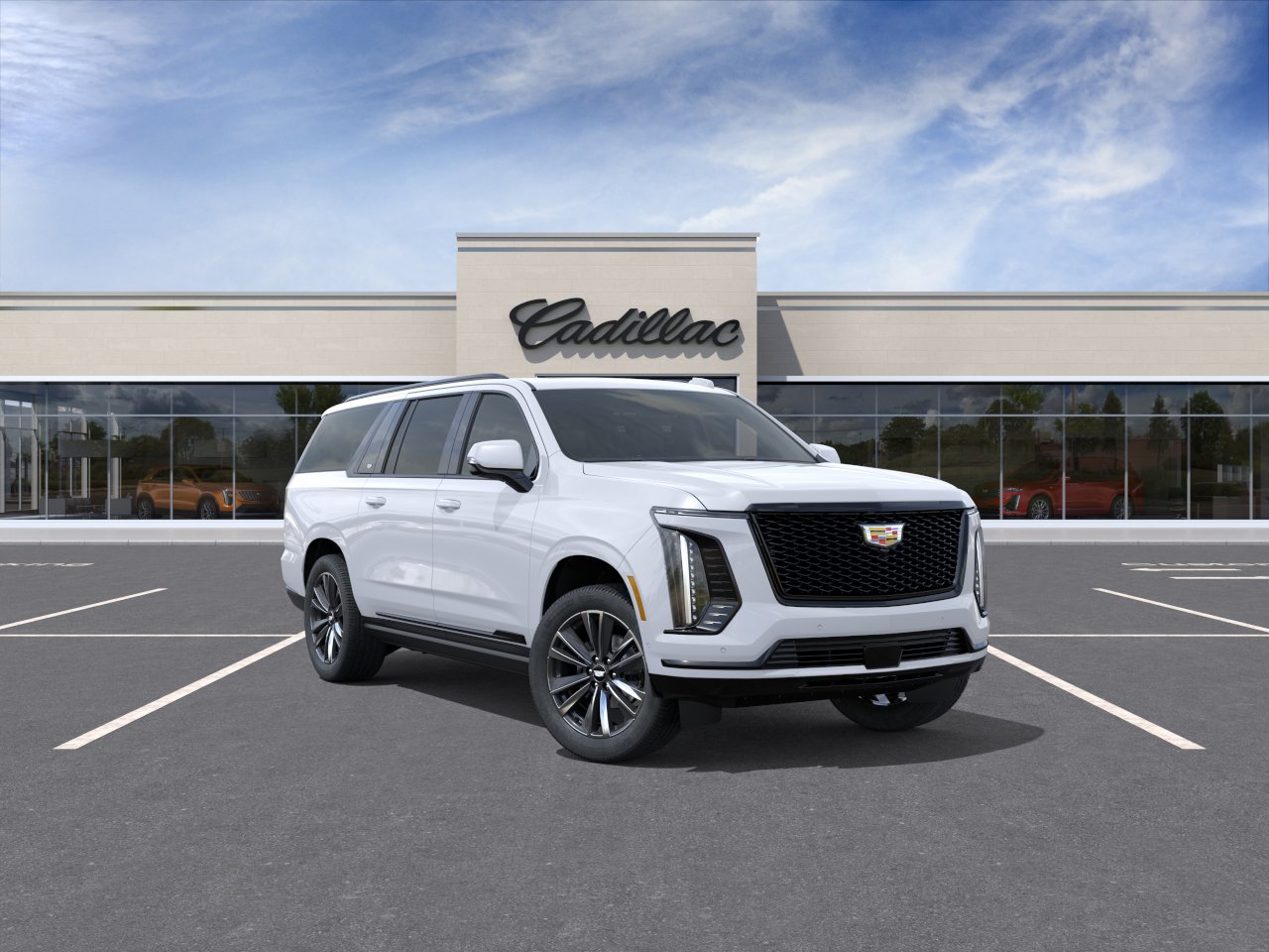 New 2026 Vibrant White Tricoat Cadillac Sport image 35