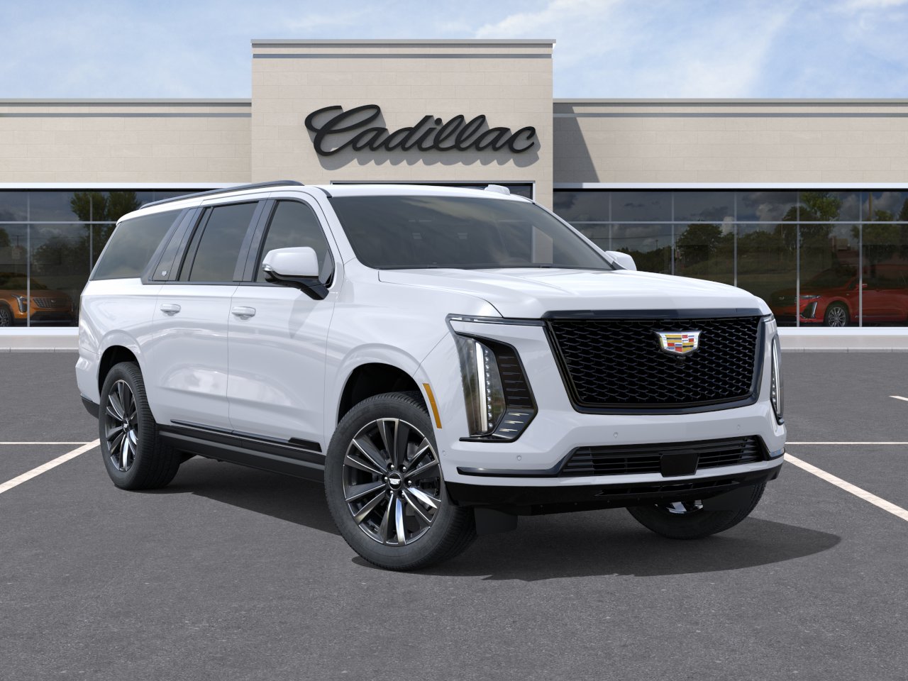 New 2026 Vibrant White Tricoat Cadillac Sport image 41